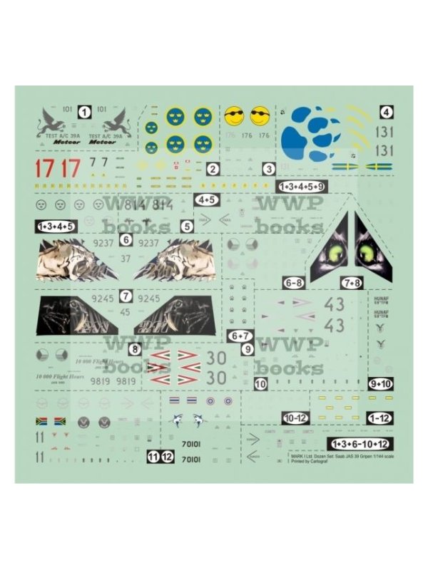 Saab JAS 39 Gripen Colours Markings 1 48 Mark I